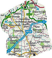 Picture, Dymock Map